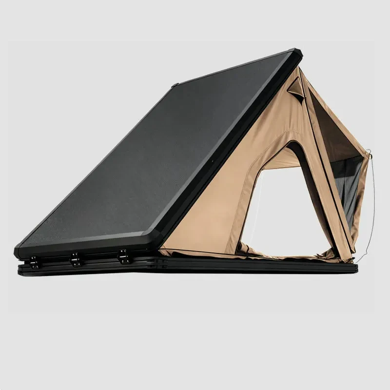 Rooftop Alloy Roof Automatic Hydraulic Car Outdoor Tent Self-Driving Tour Hard Shell Triangular Four-Season