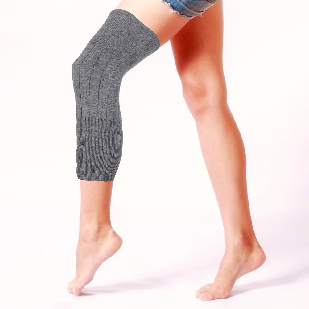 

2 пары зимних наколенников, дышащие эластичные наколенники для фитнеса, спортивных тренировок, поддерживающие подушечки, гетры