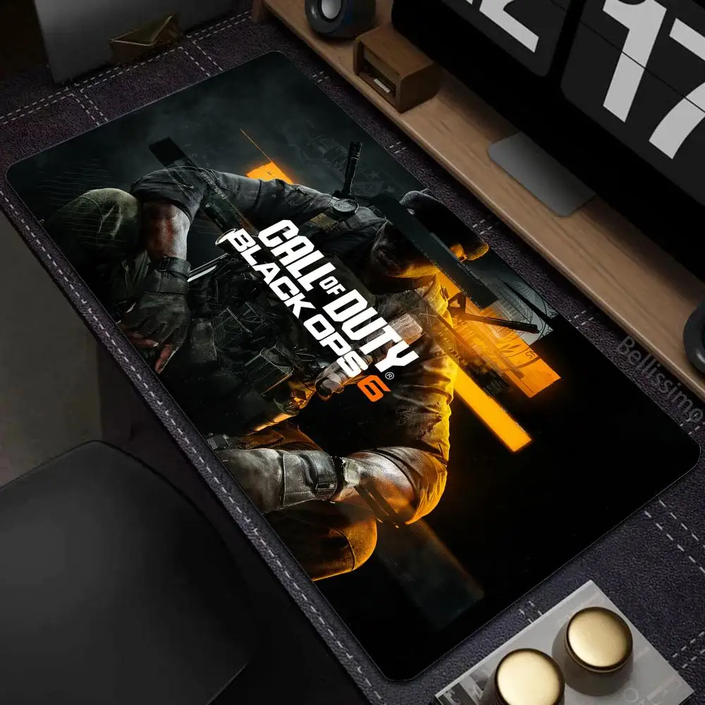 

C-Call of Duty Black Ops 6 Gaming Mouse Pad Gamer Pc Accessories Non-slip Mat Mausepad Deskmat Mousepad Mats Keyboard Mause Pads