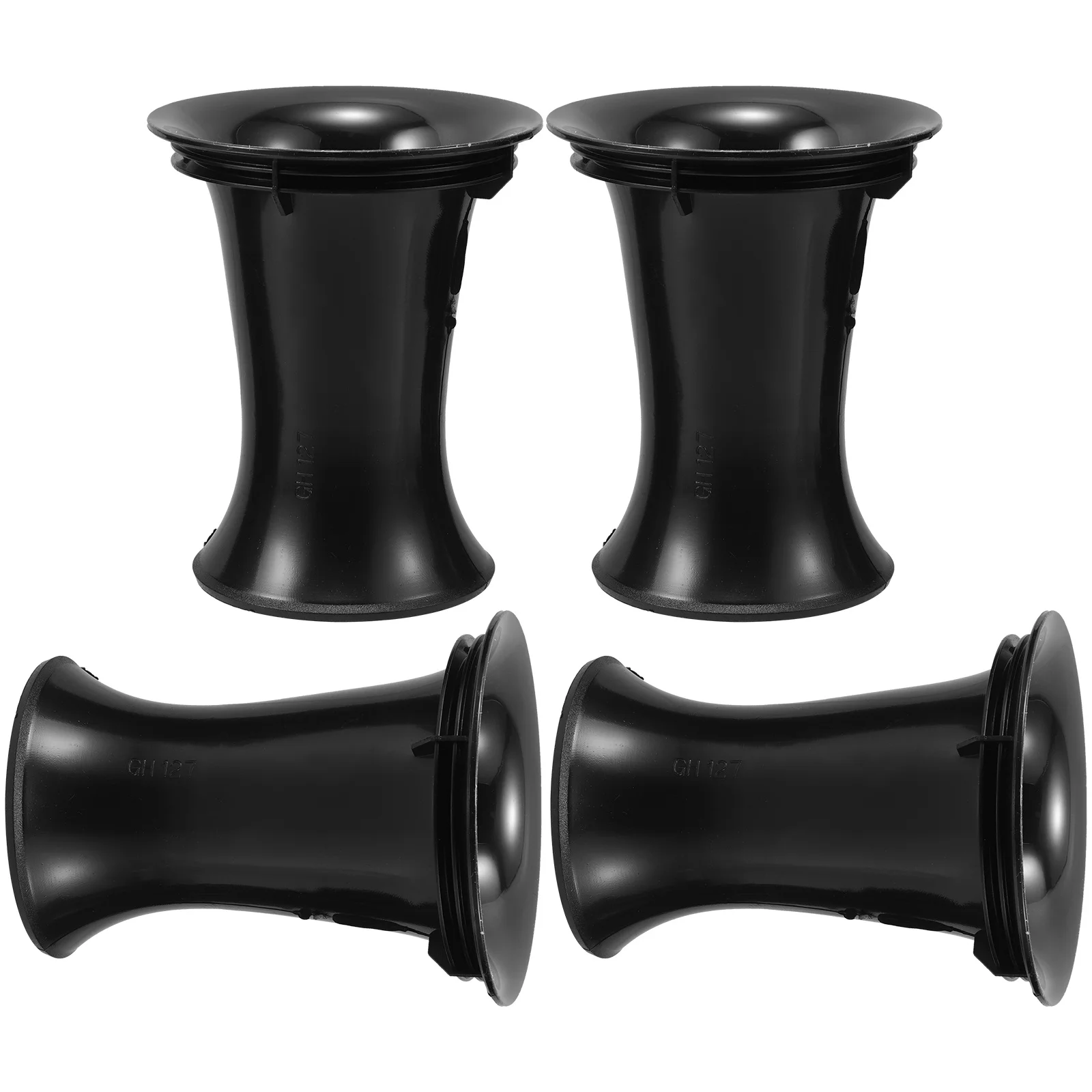 

4Pcs Loudspeaker Voice Outlet Port Tubes for Guitar Amp Bass DIY Sound Box Vent Improved Airflow Clear Audio