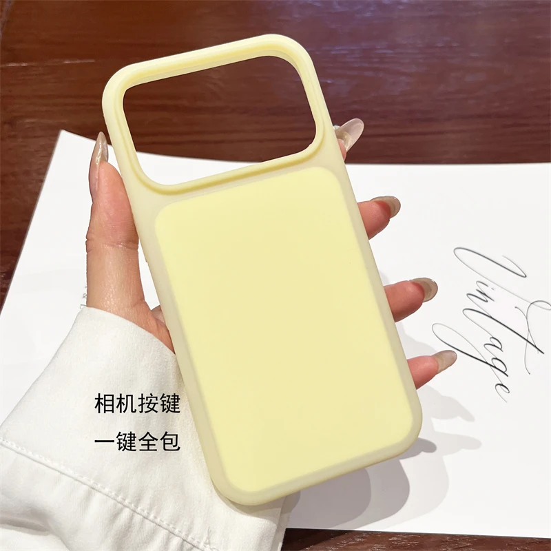 Original Flüssigsilikon Candy Jelly Farbige Matte Weiche Hülle für iPhone 18 Pro 17 16 15 Pro Max Stoßfeste Bumper-Schutzhülle – Detail 11