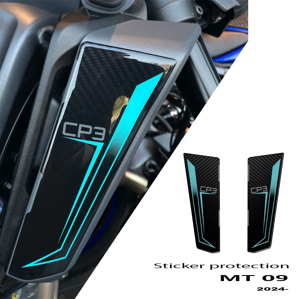 Motorcycle Protective Sticker 3D Epoxy Resin Protective Sticker For MT-09 /SP MT09 2024 2025 Accessories