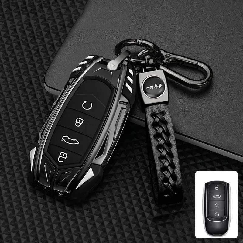 

Zinc Alloy Car Key Case For Chery Omoda C5 5 Fx 7 8 Pro Plus 2022 2023 Holder Silicone Shell Remote Keychain Accessories