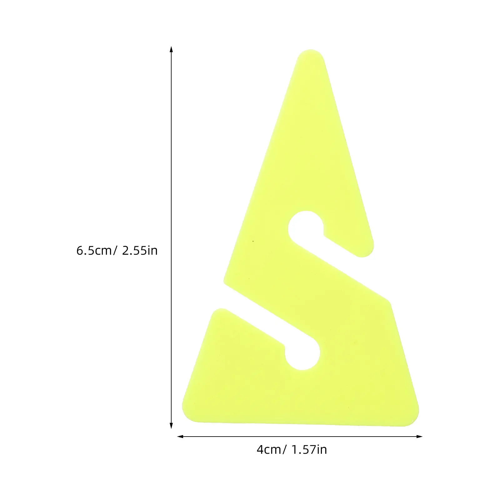 Diving Line Marker Triangle Shape Eye Catching Bright Hue Compact Lightweight Wear Resistant ABS Material Dive Orientation Tool
