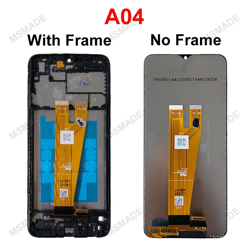 For Samsung Galaxy A04 LCD SM-A045F Display Touch Screen Digitizer For Samsung A04S SM-A047F/DS A04E SM-A042F SM-A042M LCD