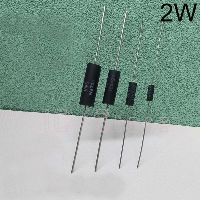 1PCS 2W EE High Precision Resistor 1R-10MR 0.1% Non-Inductive Low Temperature Coefficient Drift Sampling Resistor TCR Metal Film