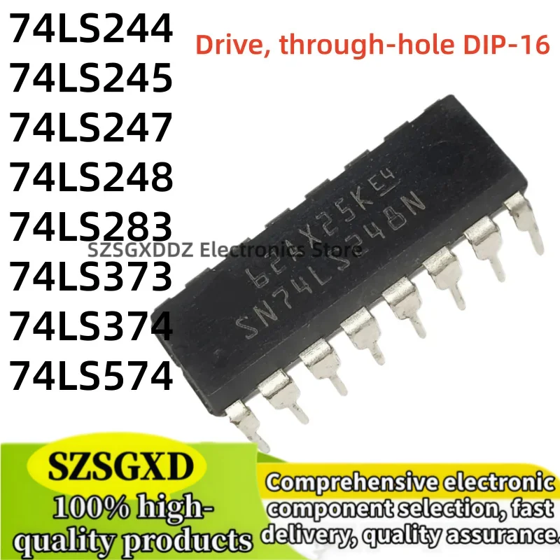 10-20Pcs SN74LS248N 74LS283 74LS373 74LS374 74LS574 74LS244 SN74LS244N 74LS245 SN74LS245N 74LS247 SN74LS247N 74LS248 DIP-16
