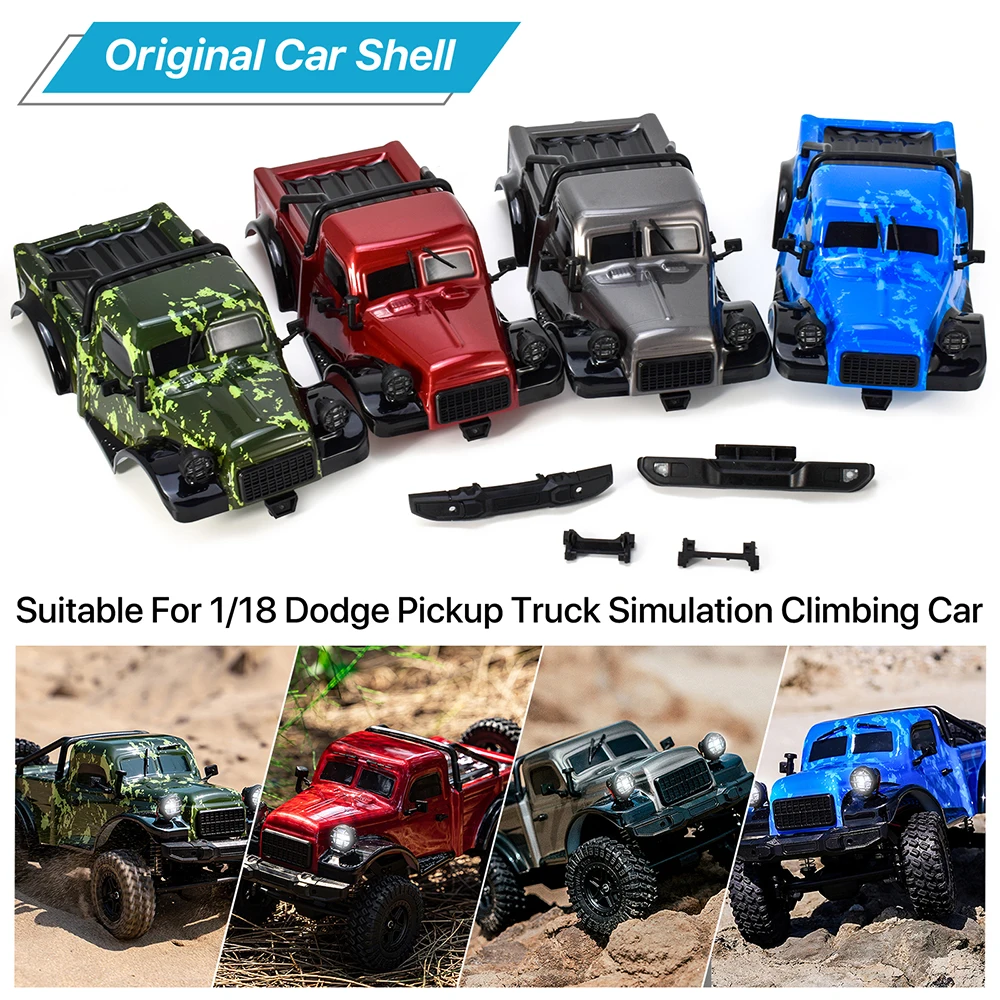

AUSTAR RC Car Shell 1:18 Car Casing Model Car Casing Remote Control Car Parts For 1/18 RC Crawler Car Original Upgrade Parts