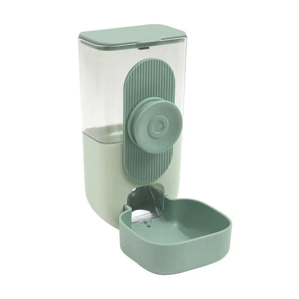 

Waterer Automatic Pet Food Water Bottle Gravity Feeding Drinking Cat Feeder Convenient Cage Hanging Dog Feeding Bowl for Puppy