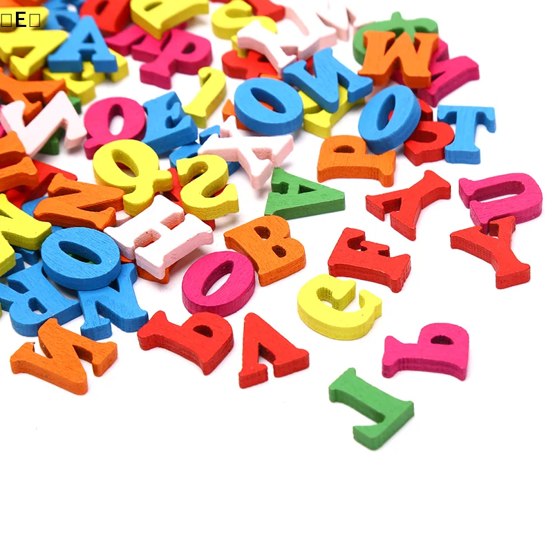 

〔E〕100PCS/Set Colorful Wooden Numbers Letter For Children Learning Educational Toys〔Winter5〕