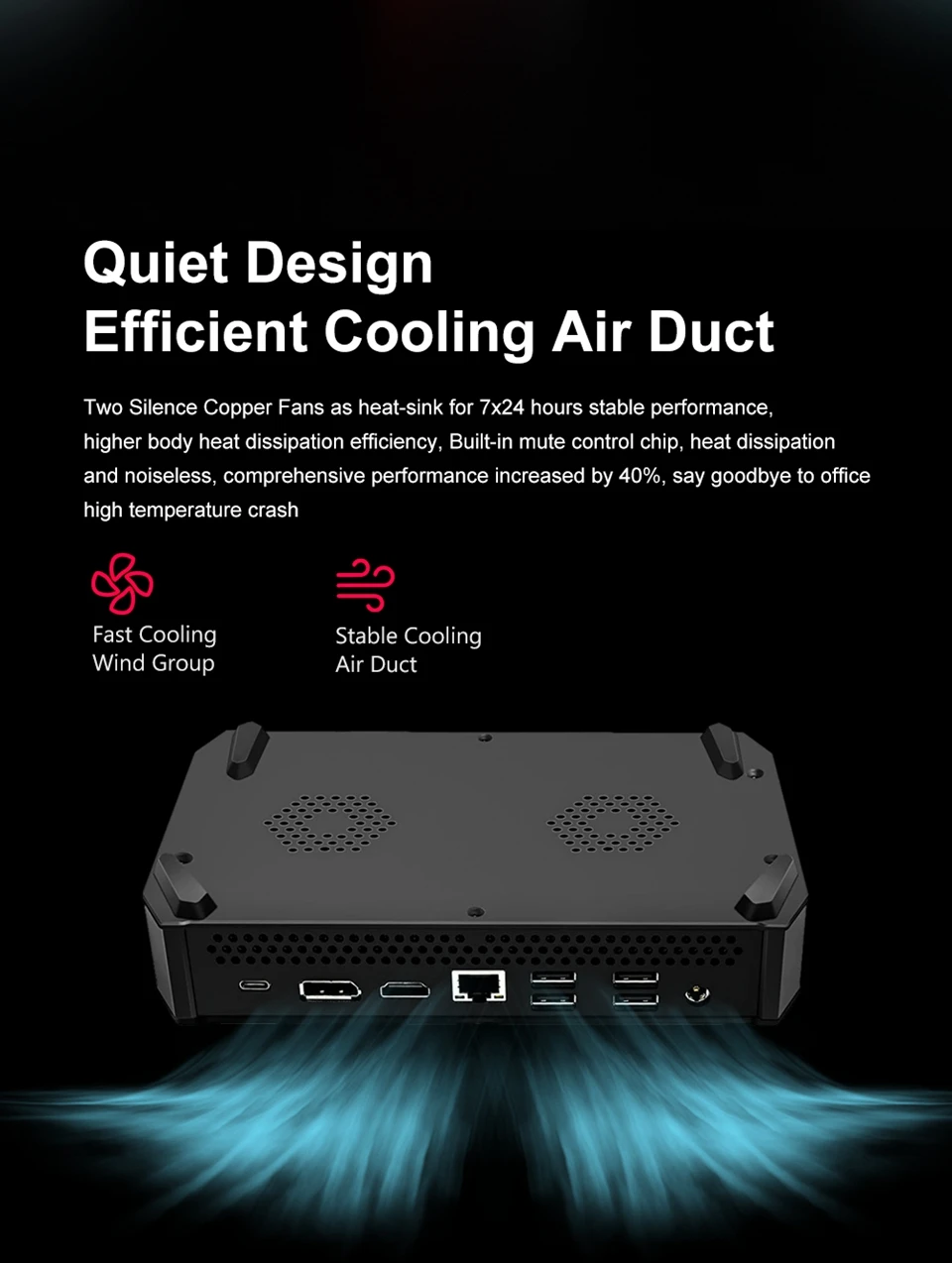 10Th Gen Mini PC Core i5 10200H i7 10870H i9 10885H HD DP Type-C Triple Dispalys Win11 Multitask Office Gaming كمبيوتر صغير