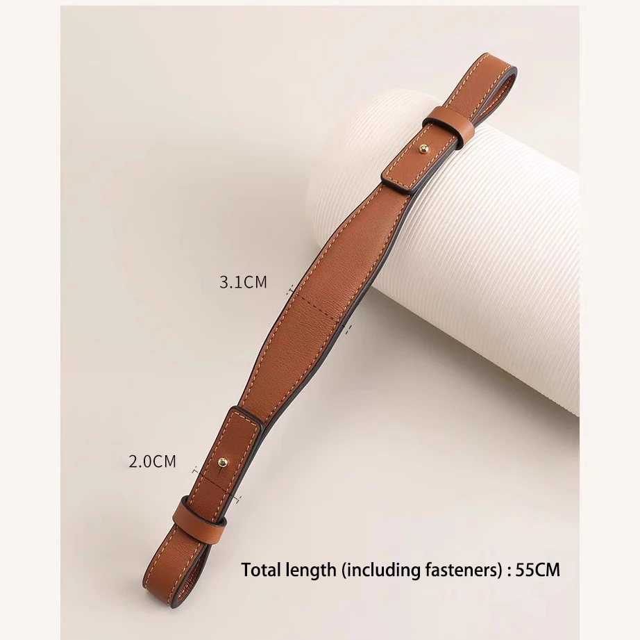 EverToner Fashion Leather Wide Bag Strap Lo-we Flamenco Bag Crossbody Leather Belt High-quality Bag Accessories