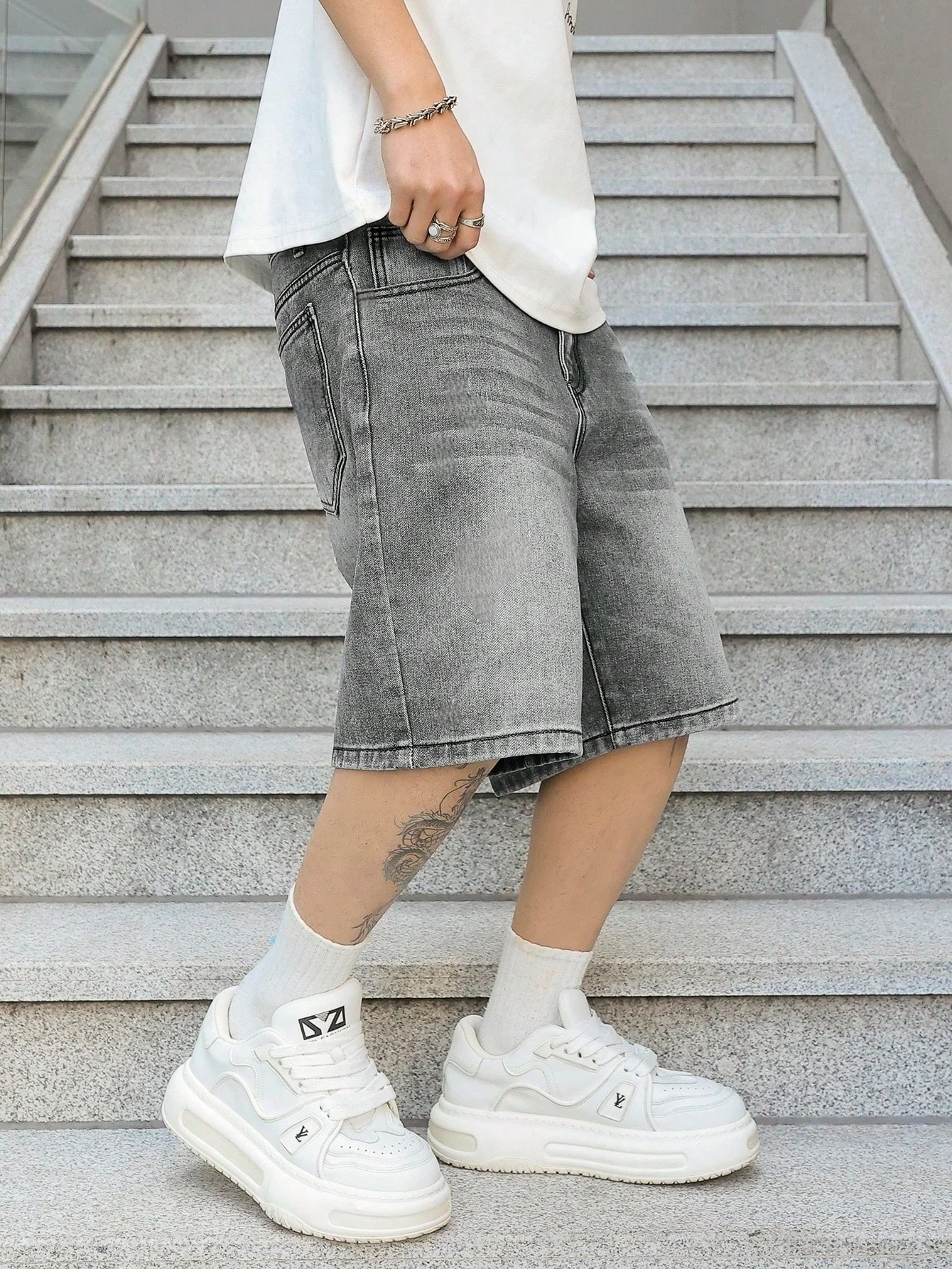 Bild 5: Herren Unisex-Jeans, klassisch, lässig, für den Alltag, ohne Zubehör oder Gürtel
