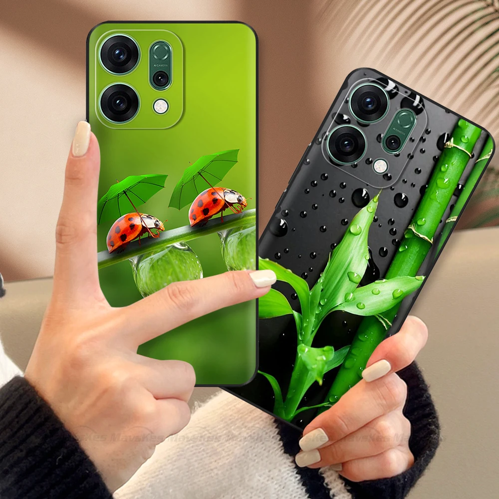 جراب هاتف لهاتف OPPO Reno 14F حافظة Reno14 غطاء كارتوني ناعم من السيليكون غطاء حماية لهاتف Reno 14 Pro Reno14 F Coque Fundas