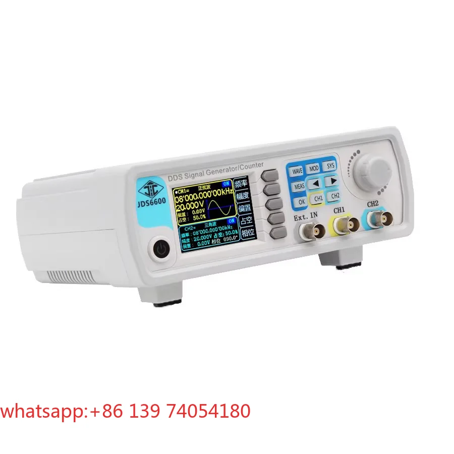 6600 fully CNC dual channel DDS function arbitrary waveform signal source generator frequency counter