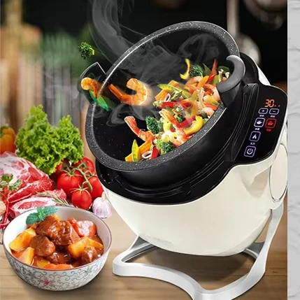 

Restaurant Kitchen Automatic Cooking Fry Rice Machine Cooking Mixer Intelligent Electric Stirring Automatic Wok Machine