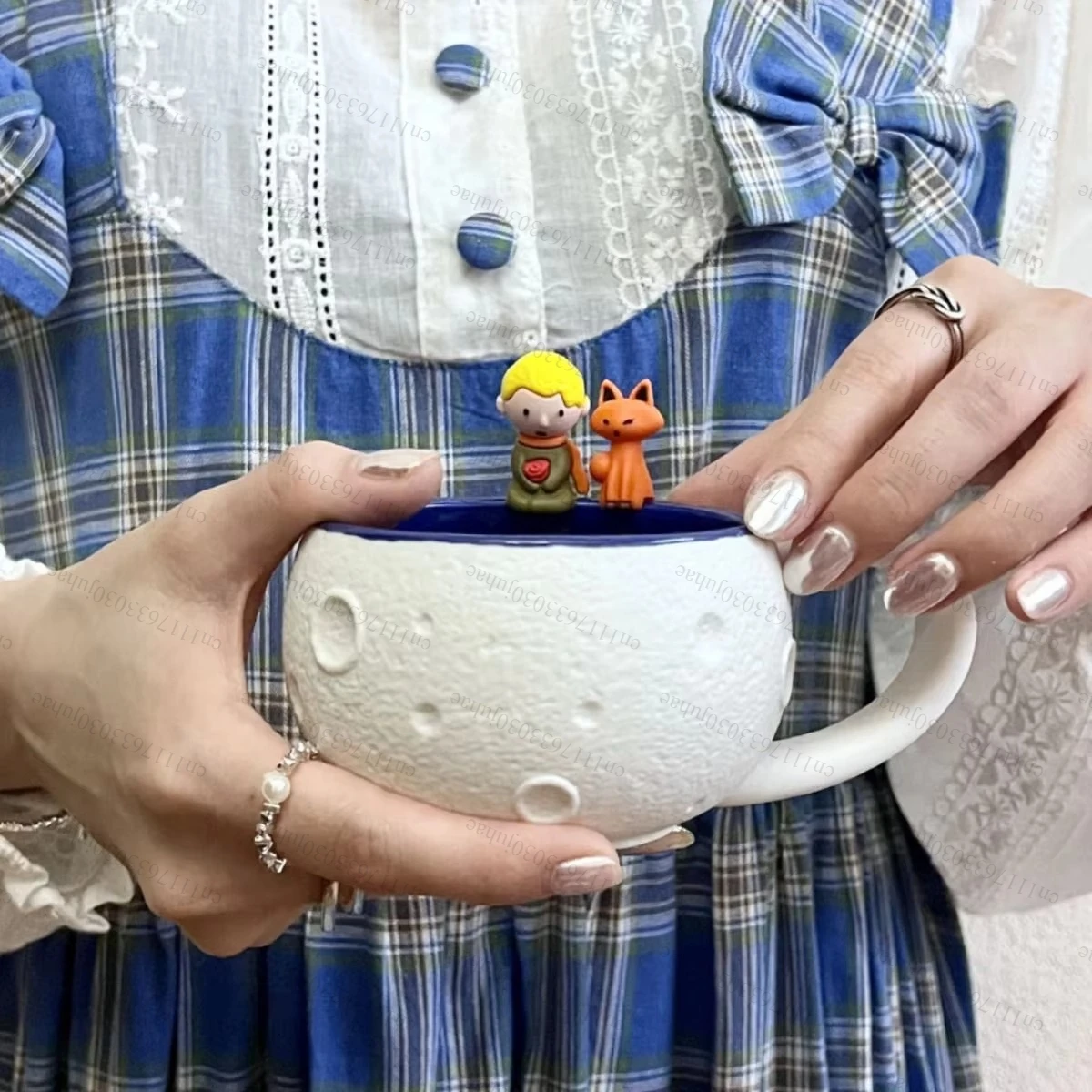 Mug Ceramic Cartoon Water Cup Mug Couple Coffee Cup Moonland Cartoon Cute Cup Send Girls Holiday Gift Birthday Gift Boys