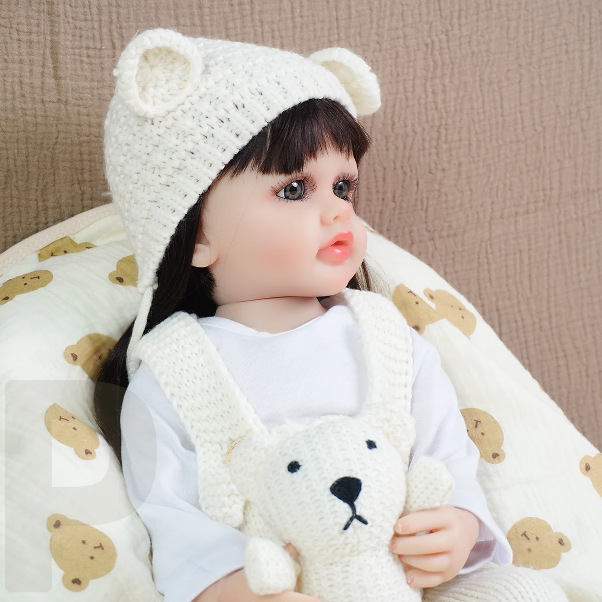 

JOYORA Lifelike Reborn Dolls Realistic Full Silicone Baby Bebe Vinyl 50CM Newborn Girl Doll Princess Toddler Toy Gift