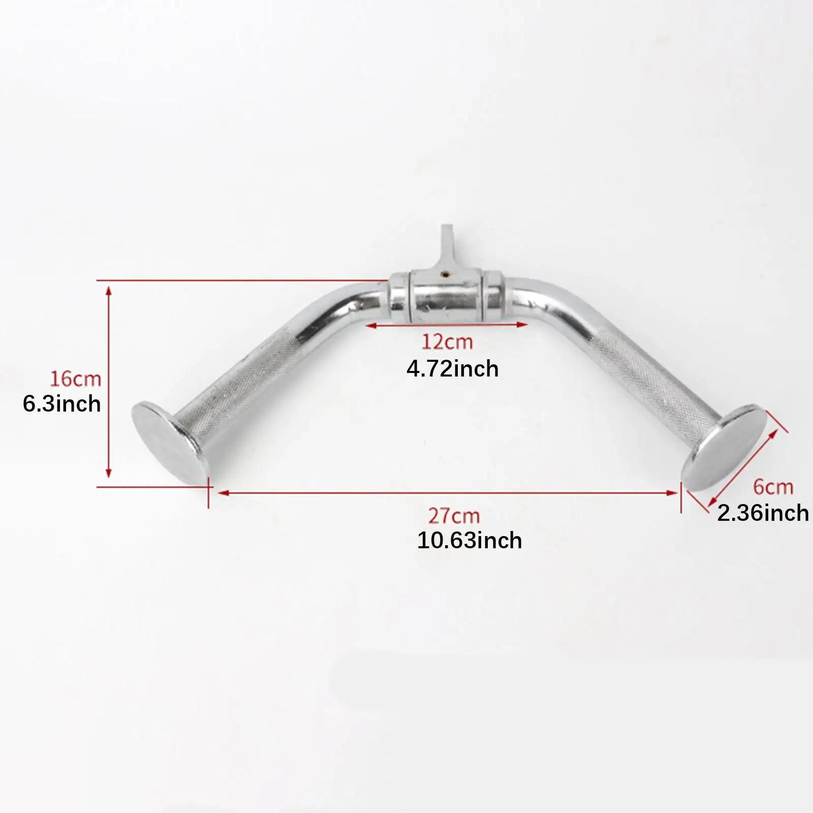 مقبض تمرين معدات البار للضغط على الرؤوس ثلاثية الرؤوس، مرفق منسدل LAT #6