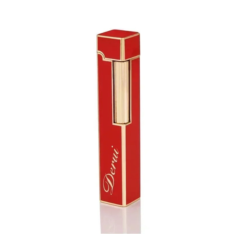 2025 New German Retro Grinding Wheel Gas Lighter Creative Personalized Side Sliding Lighter Open Flame High-end Boutique Gift