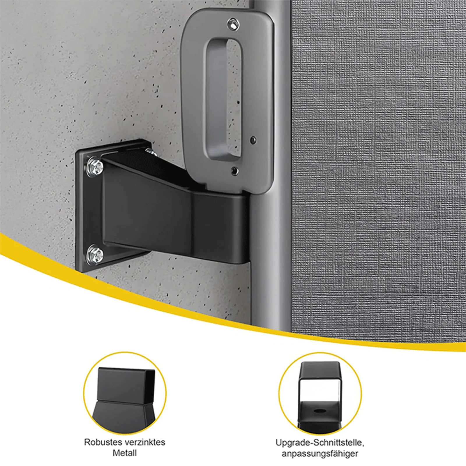Metal Side Awning Wall Mount Bracket Universal Wall Holder Fixing Part For Outdoor Shade Systems