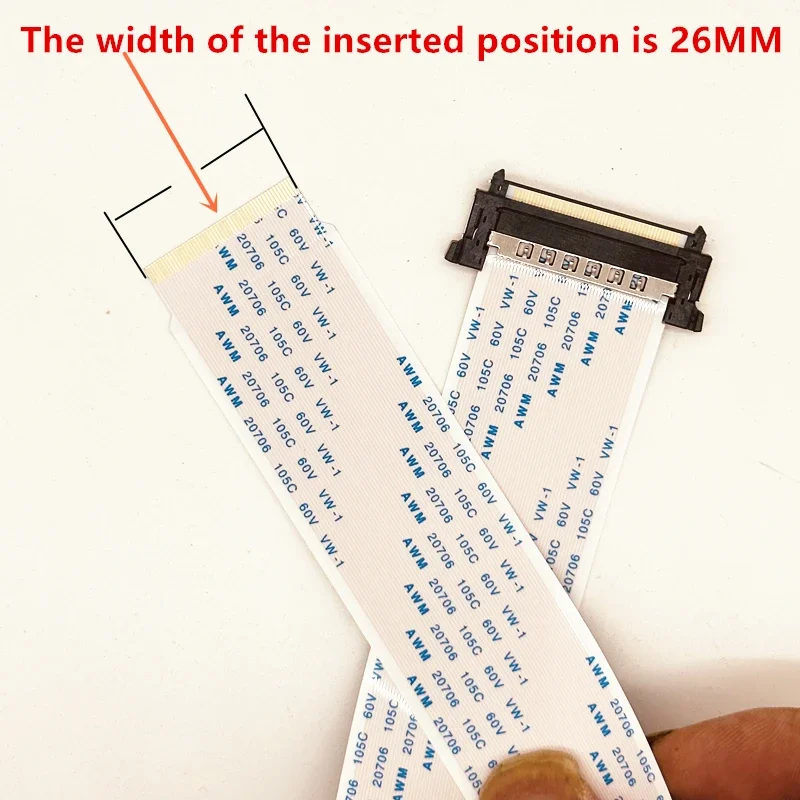 1 stks/partij 4 K-51Pin 41Pin HDTV LVDS TV Lint Kabel AWM 20861 20706 105C 60 V VW-1