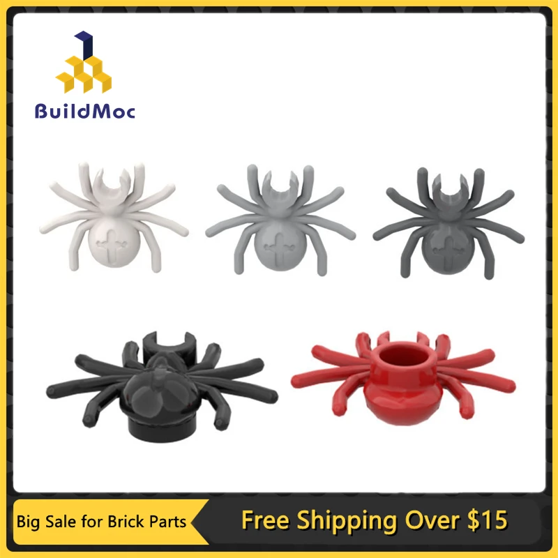 10Pcs MOC Parts 30238 Insect Spider Compatible Bricks DIY Assmble Building Blocks Particle Kid Puzzle Brain Toy Gift