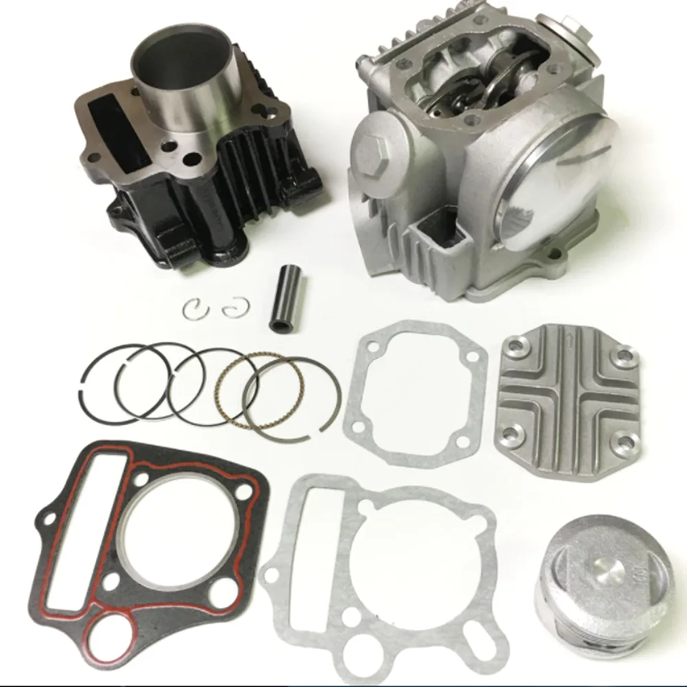 Engine Cylinder Rebuild Kit Head Piston for Honda CRF70 XR70 ATC70 TRX70 CT70 S65 Top End Rebuild Kit Cylinder Head Piston