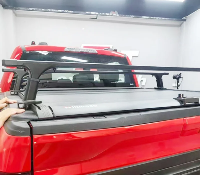 

Best Quality Adjustable-Height Universal Cargo Rack for Truck Bed Compatible for Ford F150 Toyota Tundra Tacoma Made Aluminum
