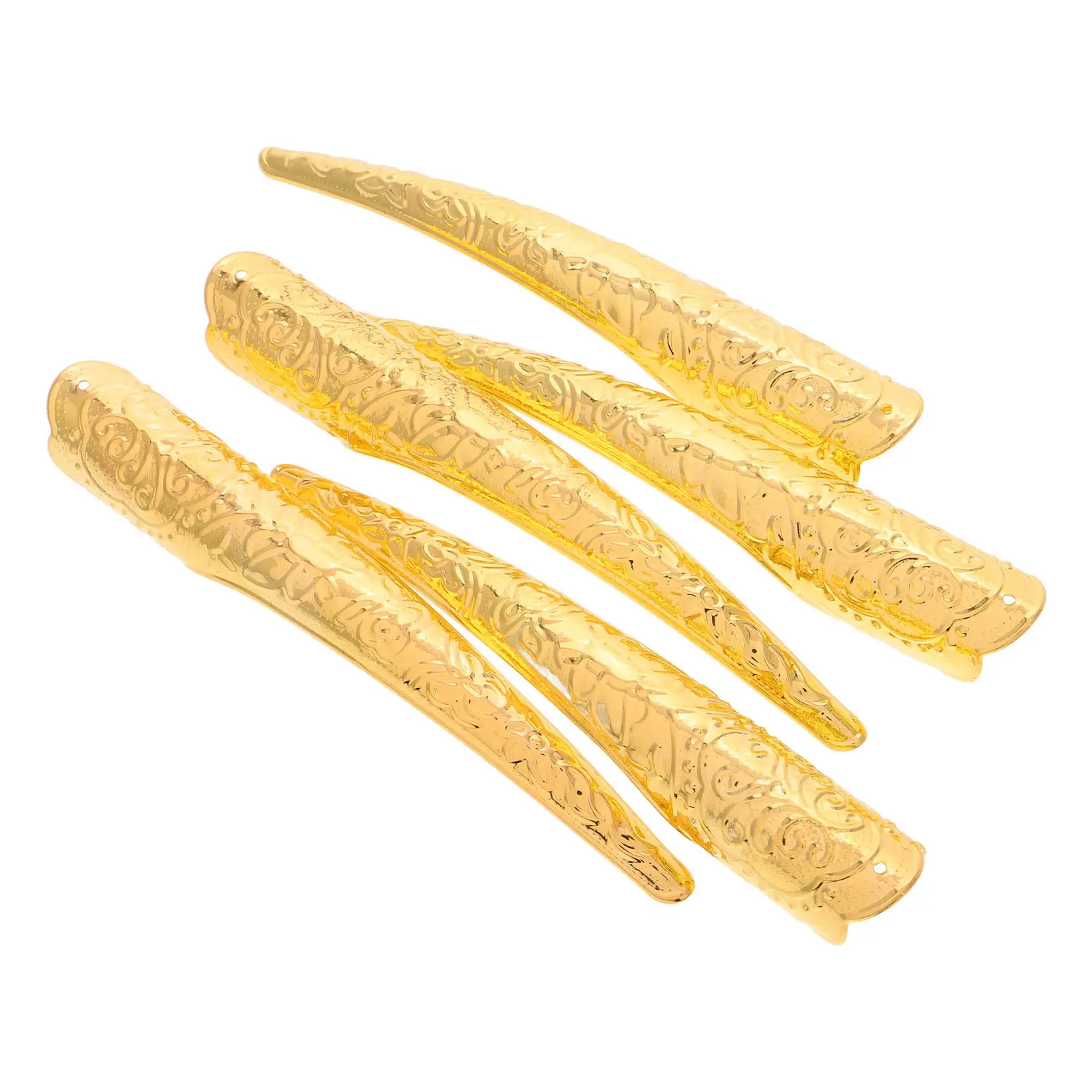 

5Pcs Finger Tip Claw Rings Halloween Nail Claw Cosplay Accessories Lightweight Alloy Finger Nail Covers Party Supply Performance