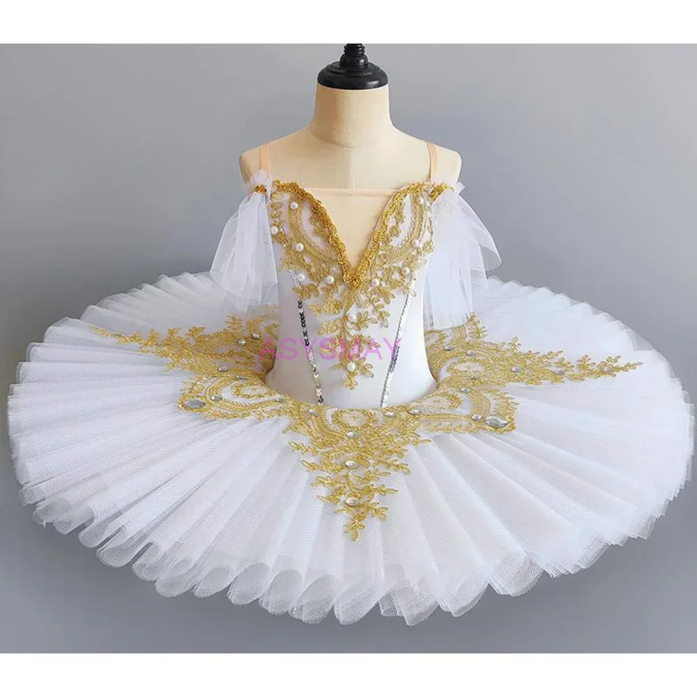 Professioneel Ballet Tutu Meisjes Blauwroze Schotel Pannenkoek Tutu Ballerina Feestjurk Volwassen Vrouwen Kinderen Kind Ballet Danskostuum