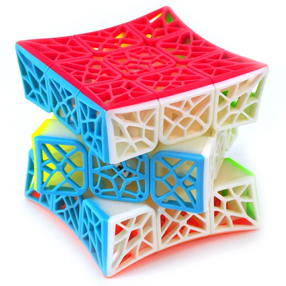 QiYi 3x3 DNA concavo Stickerless Speed Cube Puzzletoys per bambini bambini DNA 3x3x3 cubo senza adesivo giocattoli per bambini