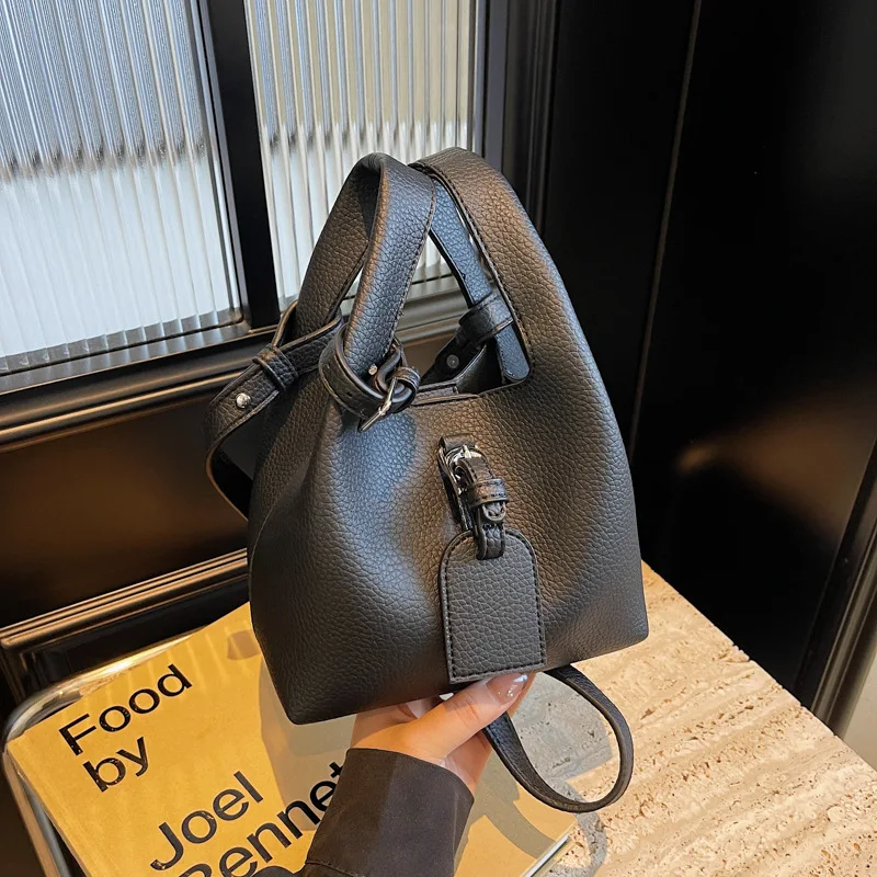 

2025 Vintage Bucket Bag, Minimalist Crossbody Purse for Women, Textured Commuter Tote, Versatile Day to Night Bag, Chic Sling