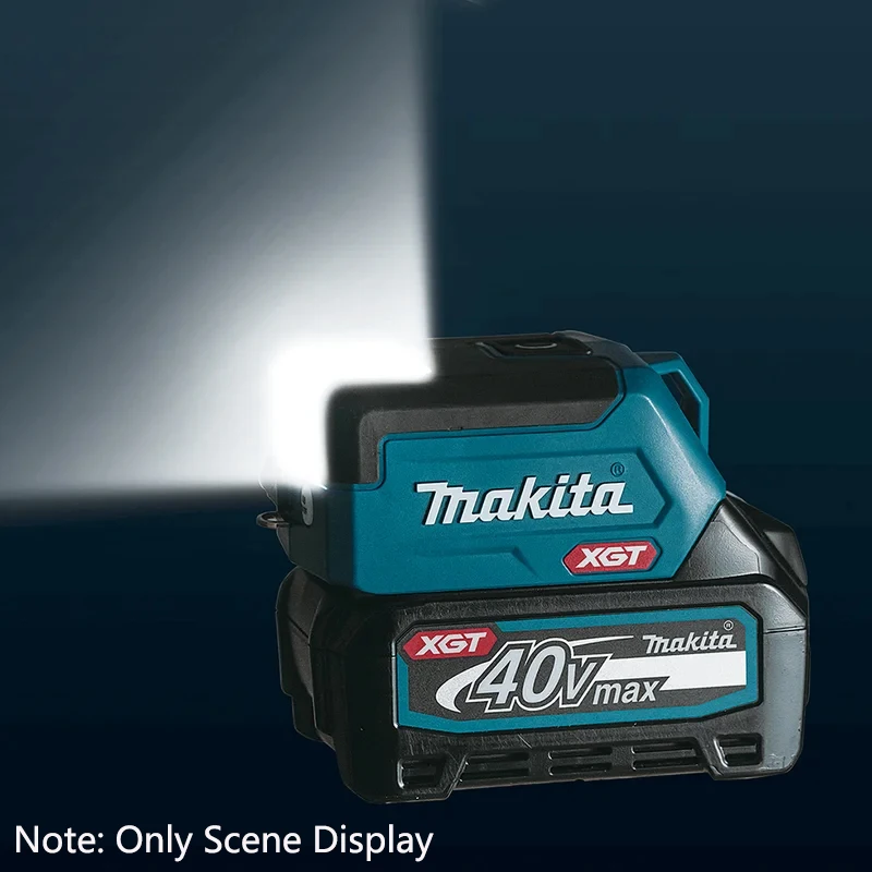 Imagem -02 - Makita-sem Fio Led Worklight com a Pele Lanterna Compacta Usb Carregado Holofote Branco Quente Interior e Exterior Ml011g 40v Max