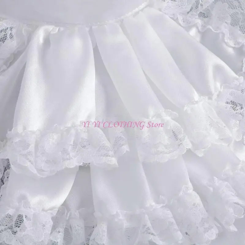 N5KF VICTORIAN RUBLUX LACE LACE JABOT Collar False Sheve Set pour les tenues médiévales