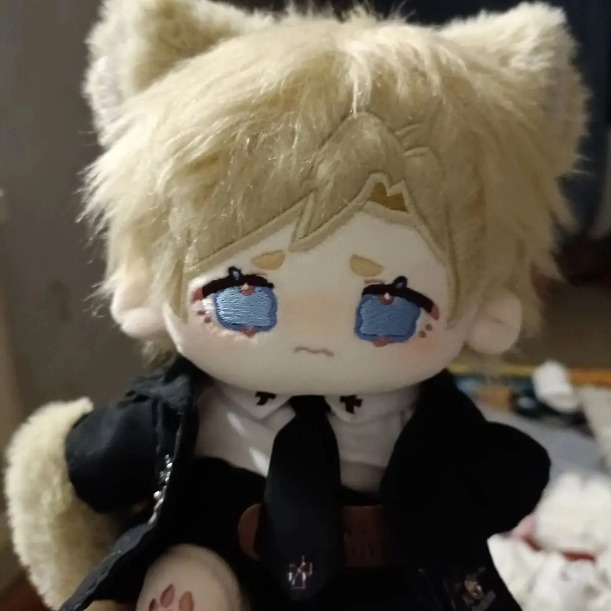 

20cm Resident Leon Scott Kennedy Cosplay Plushie Toys Dress Up Skeleton Body Stuffed Anime Evil9 Plush Dolls Gift