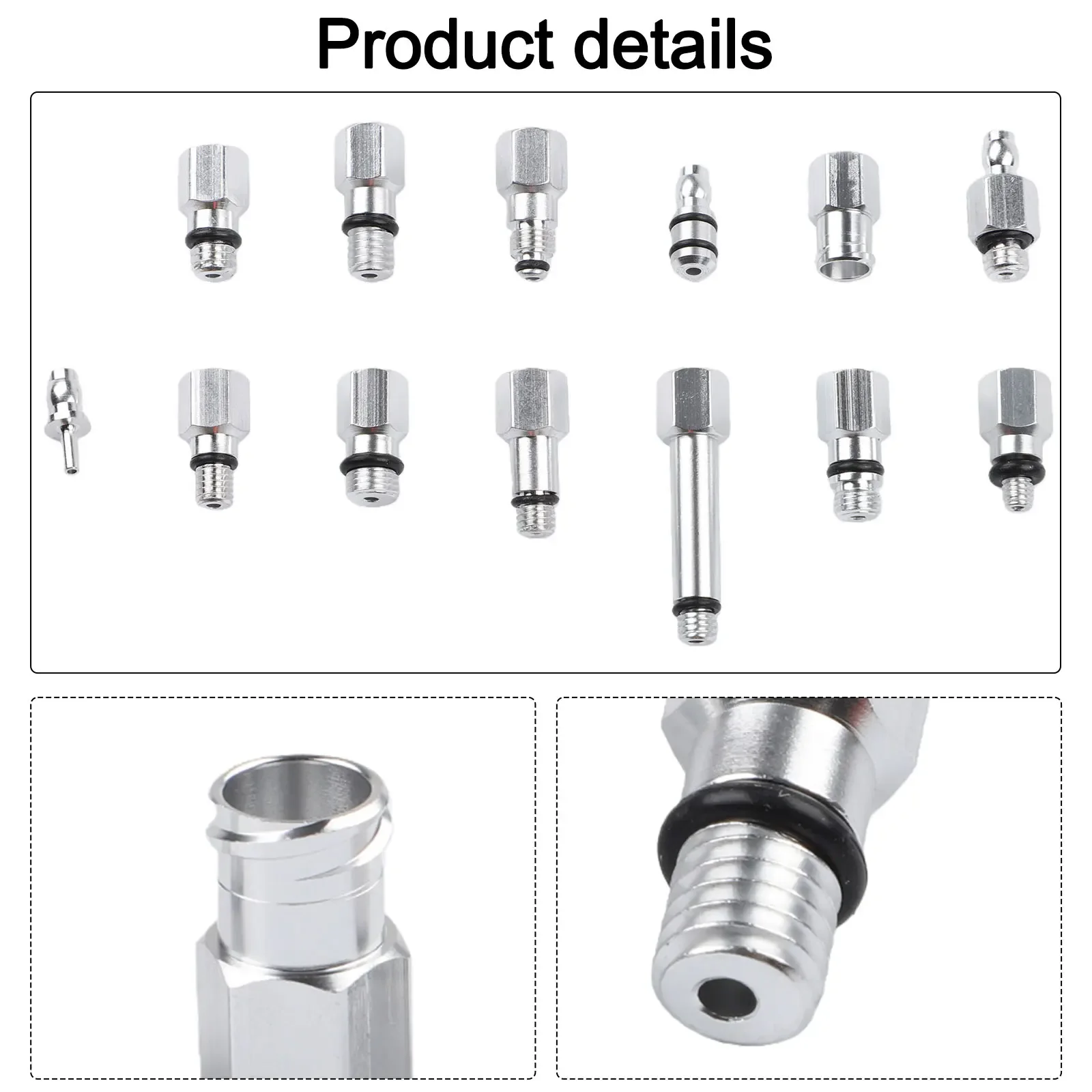 Aluminium Alloy Connectors Bike Hydraulic Tools Lightweight Aluminum Alloy Multiple Connector Screws Bike Hydraulic System Parts