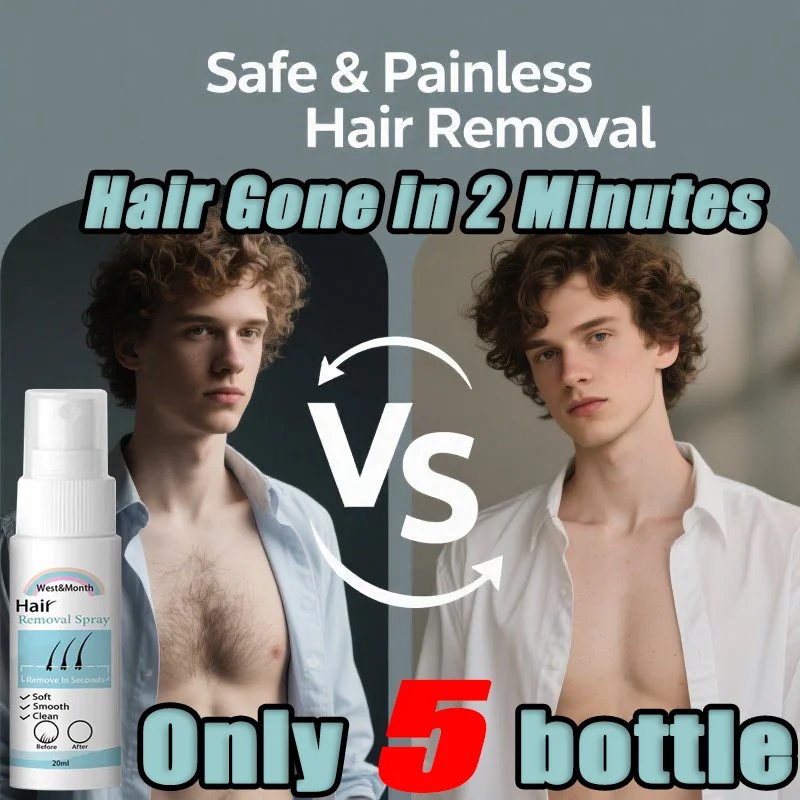 

Eliminates Body Hair Spray Permanent Hair Removal Safe for legs arms underarms and bikini area Moisturizing Slower Regrowth