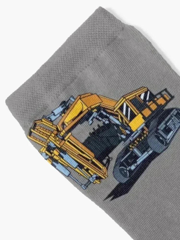 Excavator Socks christmas stocking summer happy sports and leisure Socks Girl Men's