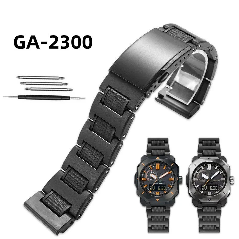 24mm Lightweight Plastic Steel Strap for Casio G-SHOCK Dopamine Series GA2000 GA2200 GA-2000 GA2300 GA-2200 GA-2300 Watch Band
