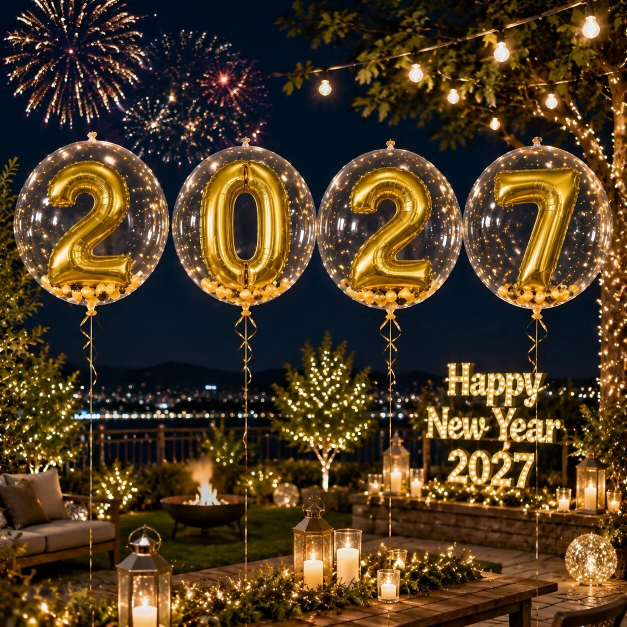 2027 New Year Foil Balloons 1