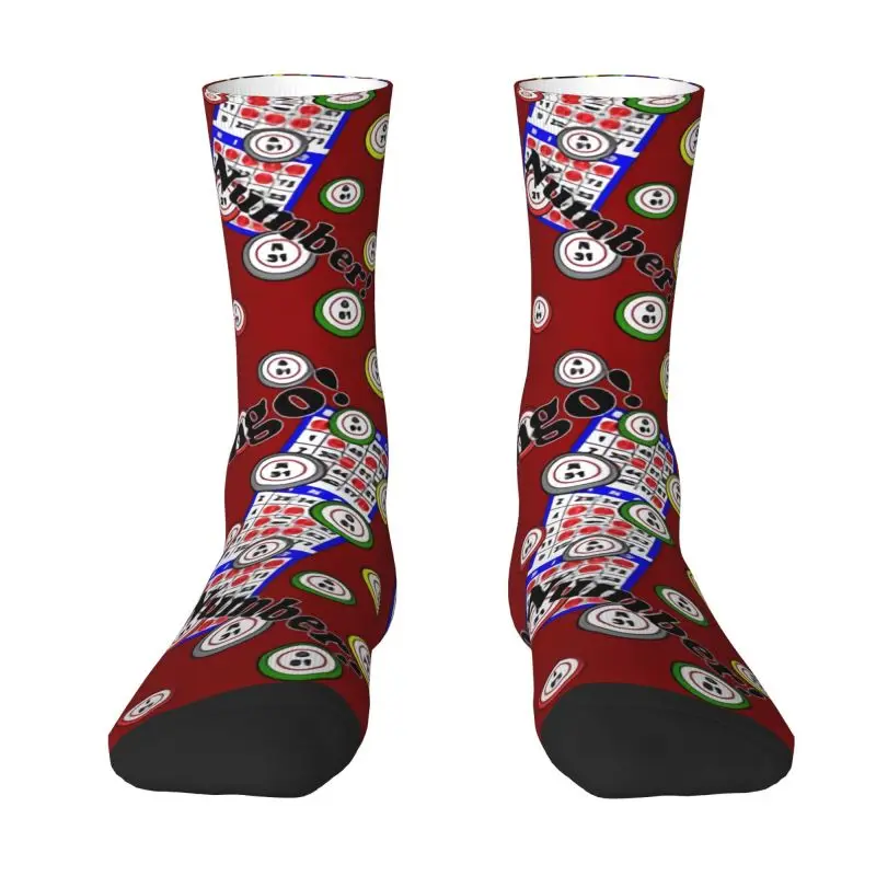 

Best Play Bingo Game For Bingo Players Dress Socks for Men Women Warm Fashion Crew Socks