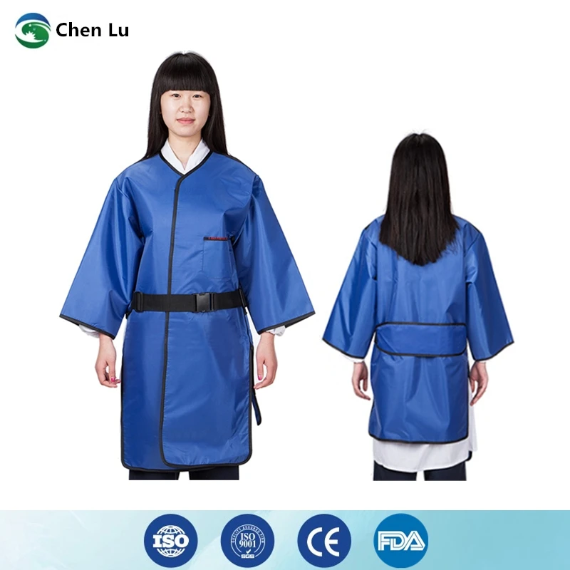 

X-ray gamma ray radiological protection 0.35/0.5mmpb long sleeved double-sided lead coat CT room radiation protective clothes
