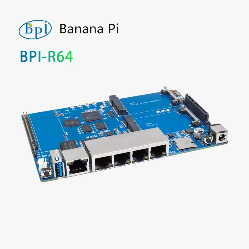Banana Pi BPI-R64 MediaTek MT7622 64Bit Open Source WiFi Router Development Board