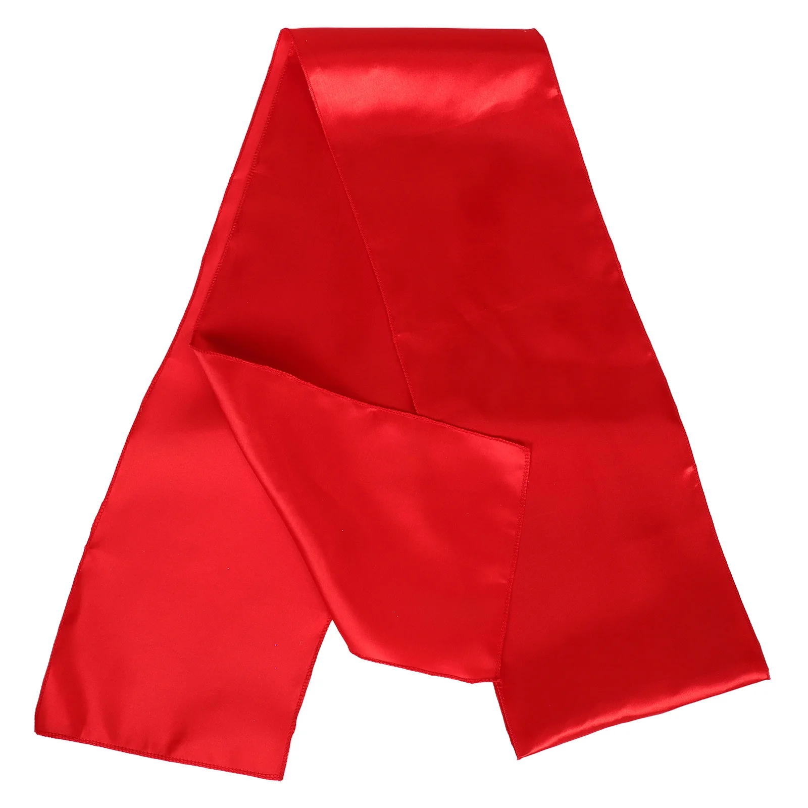

Red Silk Belt Chinese Cartoon Costume Dance Performance Soft Satin Fabric Adult Festival Prop Pirate Cosplay Sash