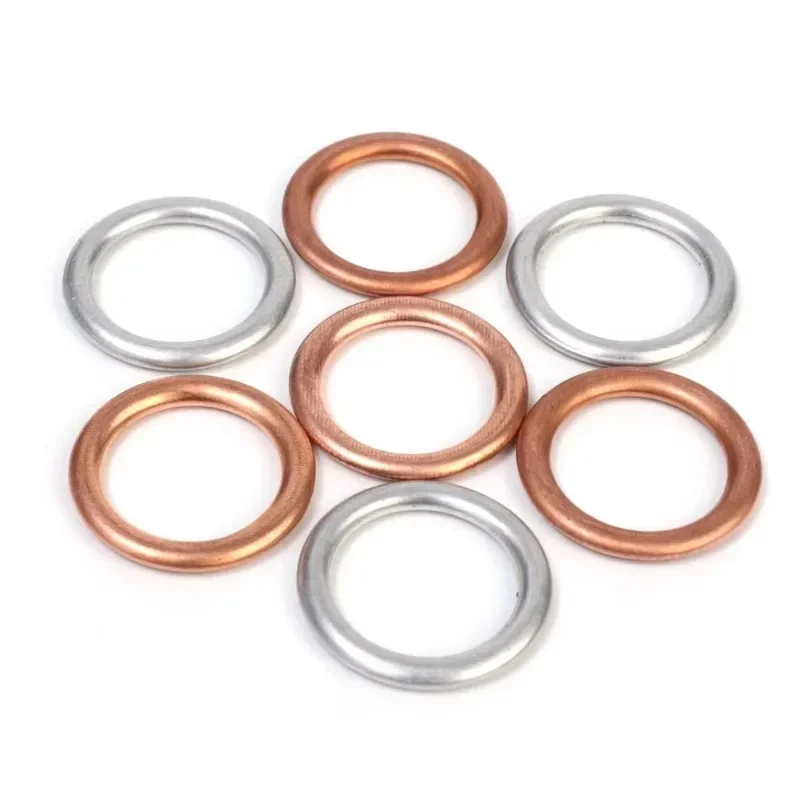 Car Engine Oil Pan Oil Drain Screw Gasket Aluminium / Copper Seals Transmission Oil Drain Plug Washer for Volkswagen Audi