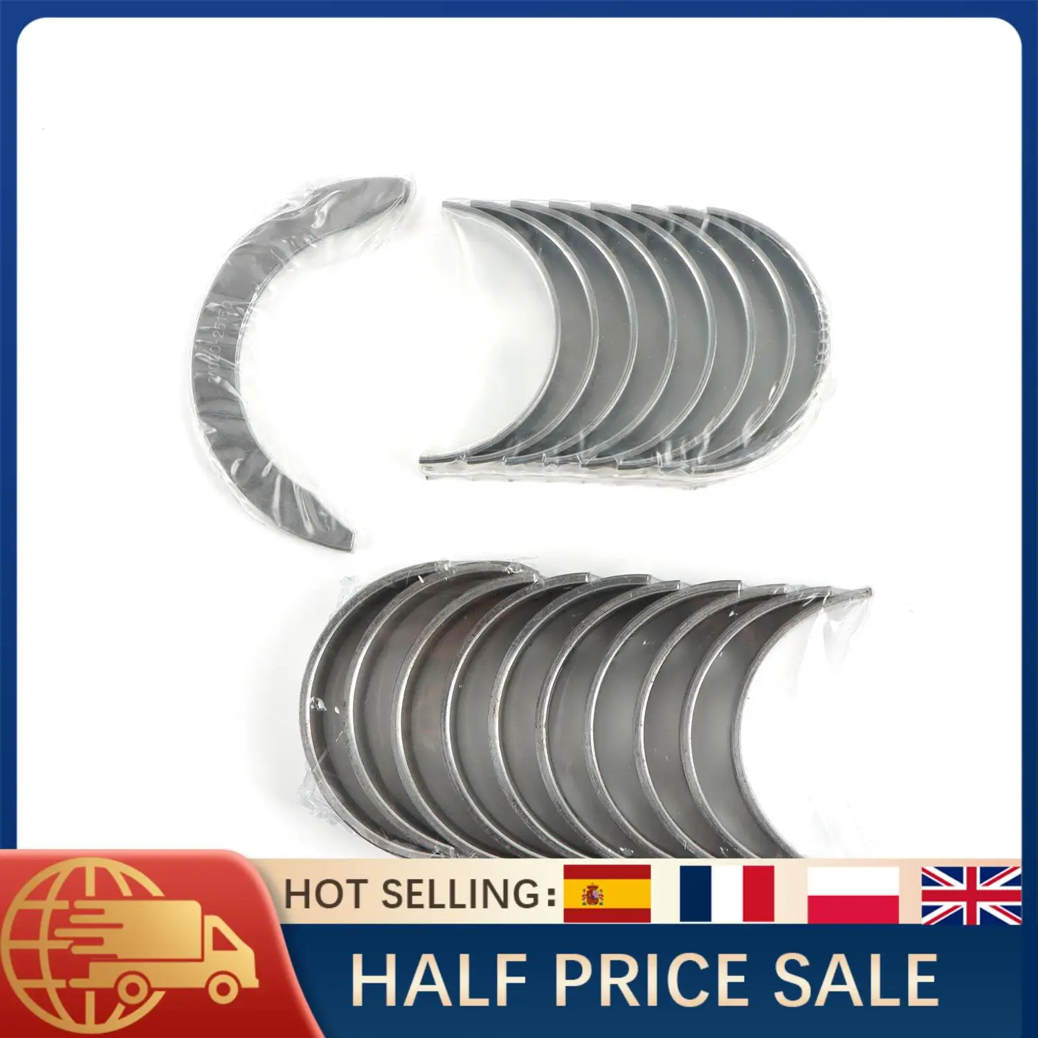 

Crankshaft Main Rod Bearings Set For Hyundai Kia 2.4L 2.0L Sonata Optima Santa Fe Tucson Sportage 21020-2G100 23060-2G020