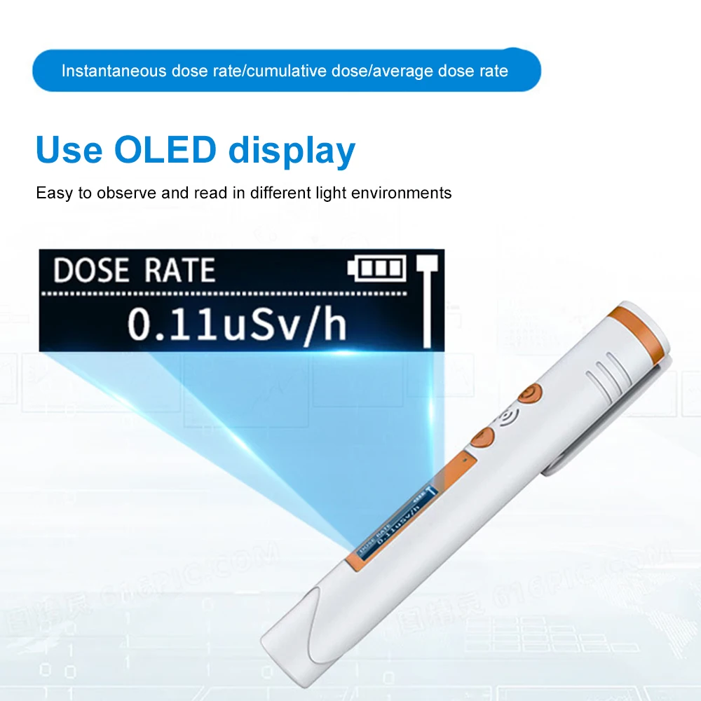 HFS-P3 Mini Pen Size Nuclear Radiation Detector 48mm Geiger Counter X Y β Ray Geiger Counter Dosimeter дозиметр