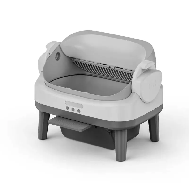 STLF 100L large-capacity automatic cat box PP material, Bluetooth/WiFi application remote control, anti-clip,