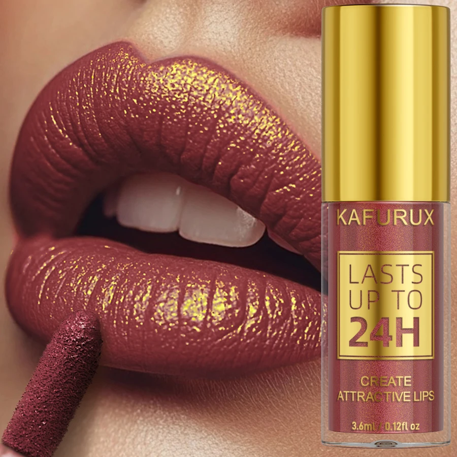 14 kleuren glitter metallic lip glazuur glanzende langdurige lipgloss waterdichte vloeibare lippenstift make-up lipolie lip tint cadeaus voor W